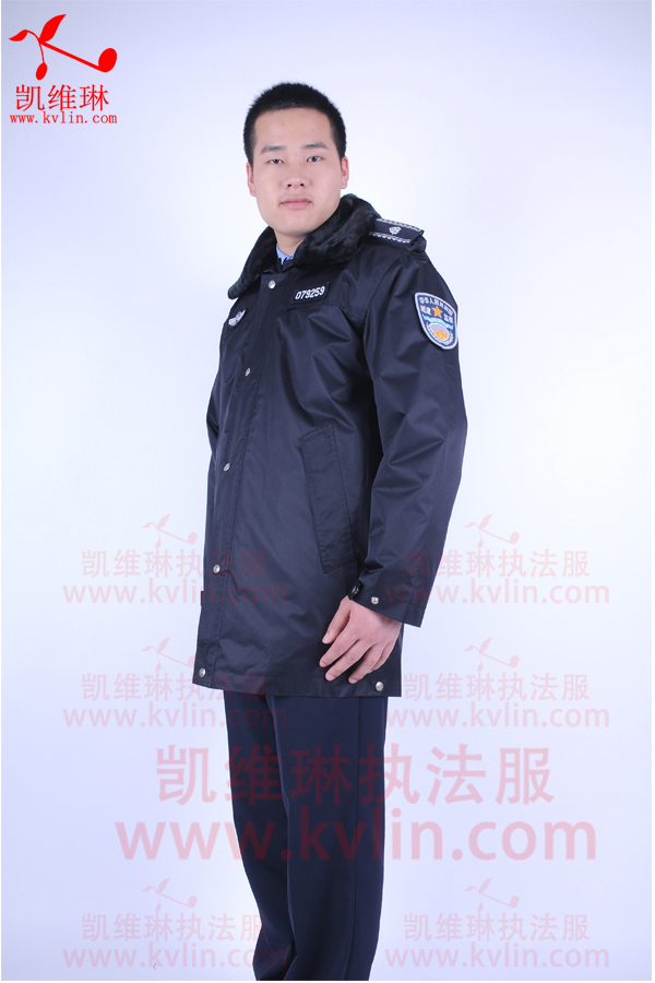 城建制服男防寒大衣